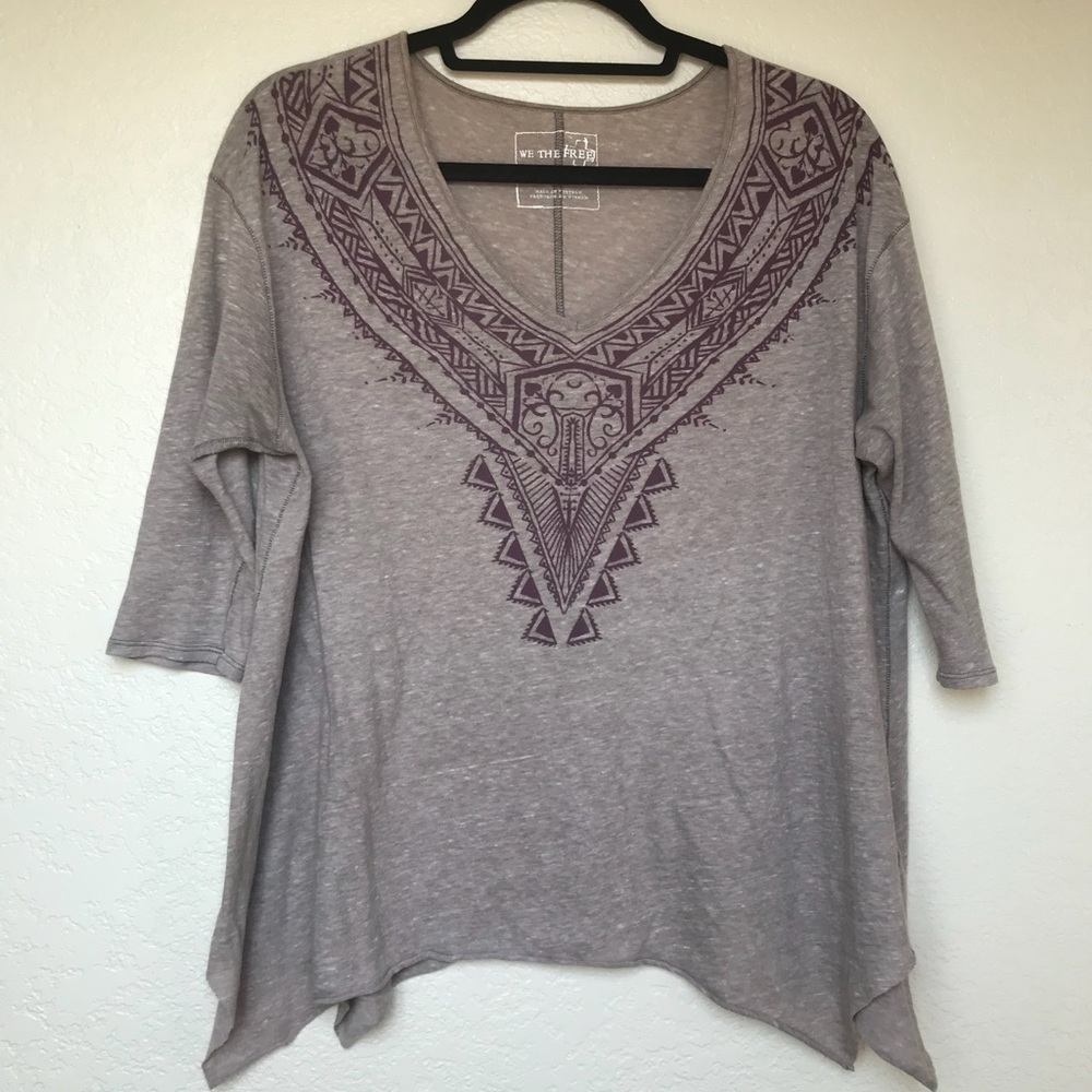 Free People Lilac Top